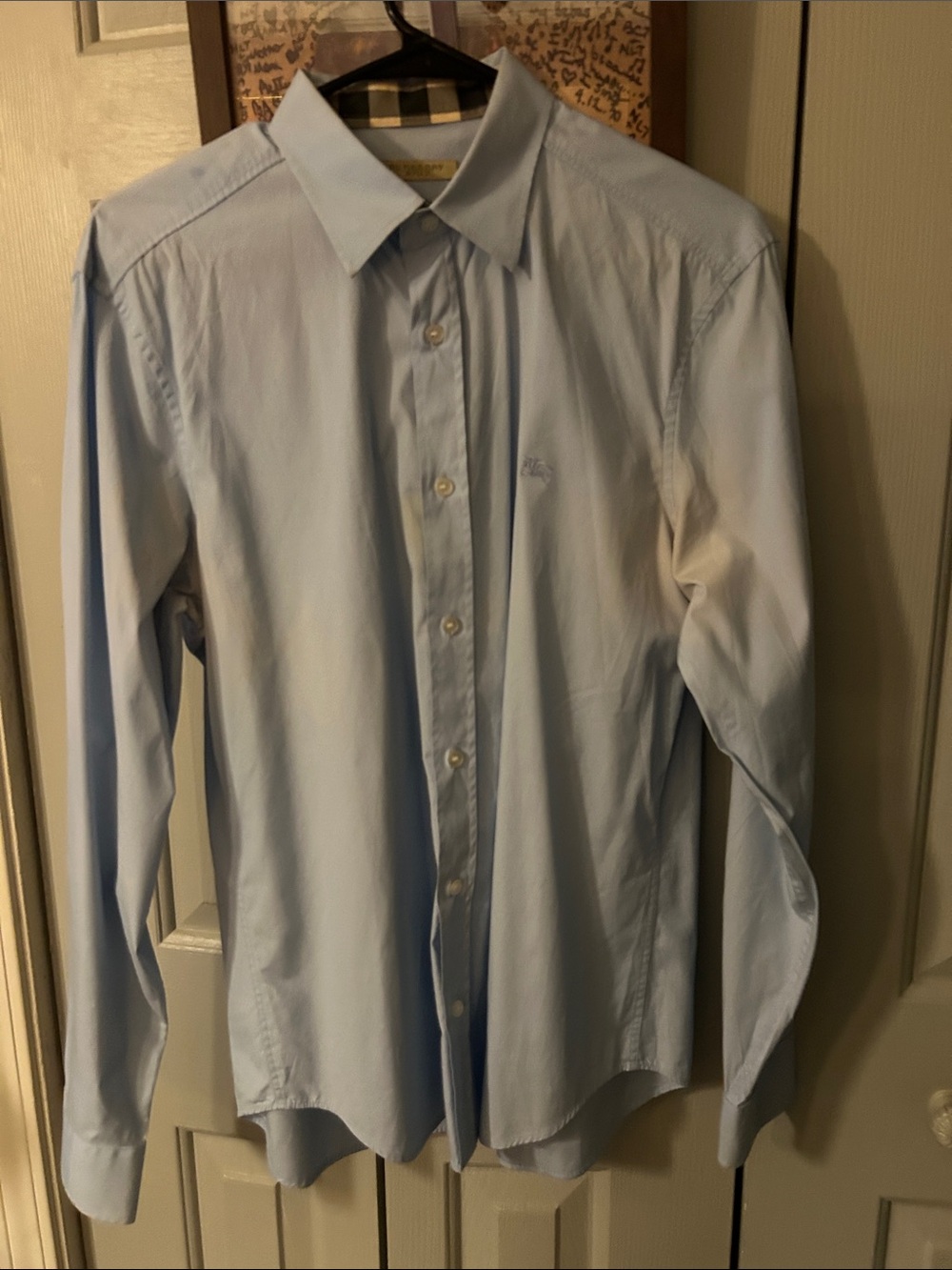 Burberry Brit Blue Men’s Dress Shirt - Classic sz Lg